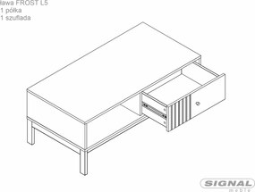 SI Konferenčný stolík Frost L5