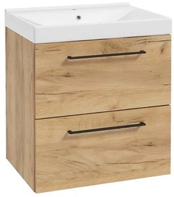 Kúpeľňová zostava Vesper D60 0D2S Zlatý dub