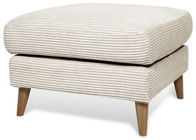 Biela menčestrová podnožka Paris – Scandic