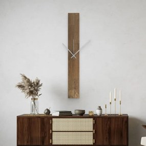 Elegantné drevené nástenné hodiny čierny  I SENTOP MAS019-TERRA
