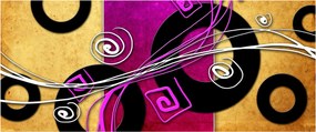Obraz abstrakcie (120x50 cm)