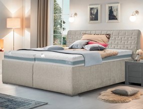 Posteľ Rita 180x200 cm, béžová látka