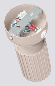 Taupe kovové bodové svietidlo 8x16 cm Gleam – Sollux