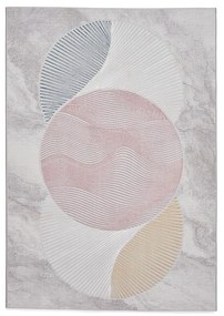 Svetlomodro-svetlo ružový koberec 160x230 cm Creation – Think Rugs