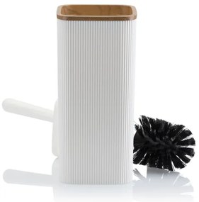 Kúpeľňový set ZOYA 5 ks biela/hnedá