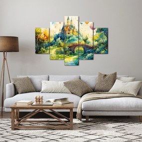Obraz - Rozprávkový zámok (150x105 cm)