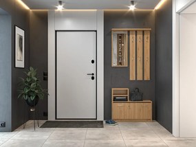 Predsieňová zostava Vayan 1 (dub artisan) (so zrkadlom). Akcia -18%. Vlastná spoľahlivá doprava až k Vám domov. 1132524