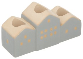 Svietnik Hauses 13x5x7cm grey