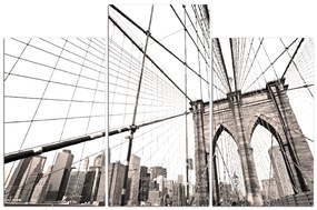 Obraz na plátne - Manhattan Bridge 1925C (135x90 cm)