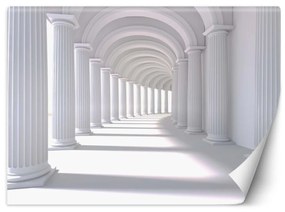 Fototapeta, Tunel v bílé barvě 3d - 400x280 cm