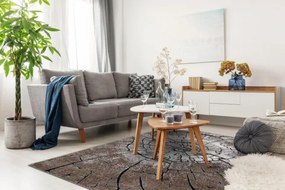 Koberec COZY 8875 Wood hnedý