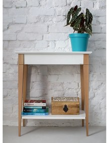 Biely konzolový stolík Ragaba Mimo, šírka 65 cm