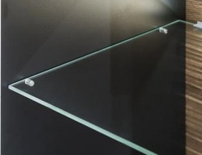 Obývacia stena Boston, čierna/dub ribbeck, s osvetlením