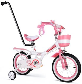 RoyalBaby Dievčenský bicykel Royal Baby Jenny bike 14 "RO0103 - ružový