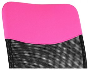 Detská stolička Neoseat TEENAGE — látka, čierna / ružová