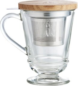 Sklenený hrnček so sitkom 270 ml Abeille – La Rochére