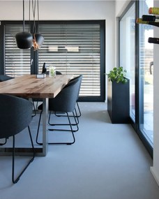 Kvetináč ELEMENTO, sklolaminát, šírka 88 cm, antracit