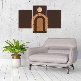Obraz - Oranžové oblúky N⁰3 (90x60 cm)