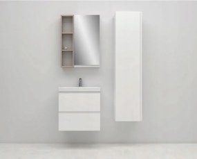 Cersanit Moduo Slim, závesná umývadlová skrinka 50cm, biela lesklá, S929-006