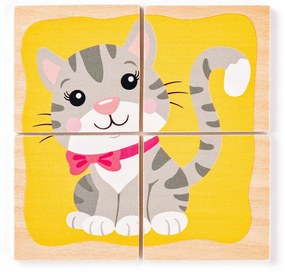 Woody Minipuzzle Domáce zvieratká