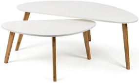 Noela Odkladací stolík SCANDIA 120 biely