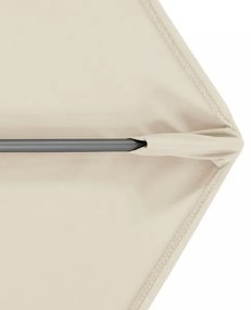 Doppler EXPERT 280 cm - slnečník s automatickým naklápaním kľukou šedý (kód farby: 827), 100 % polyester