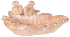 Napájadlo pre vtáčiky List vtáčik, MgO keramika 21 x 18 x 7 cm