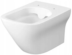 Cersanit Larga Square CleanOn, závesná wc misa bez sedátka, biela, K120-004