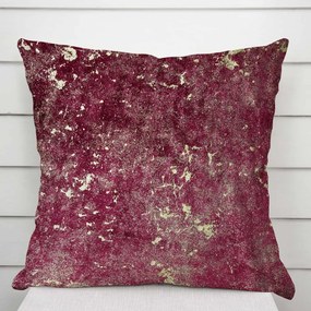 Biante Zamatová obliečka na vankúš Isabela IBL-006 Gold Design vínová 45x45 cm - SKLADOM