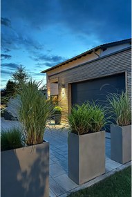 Kvetináč ELEMENTO, sklolaminát, šírka 59 cm, sivá