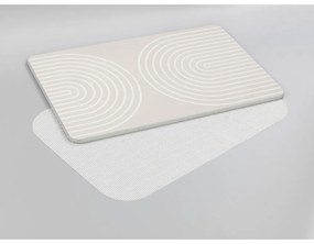 Béžová kúpeľňová predložka z kremeliny 39x60 cm Nazca – Wenko