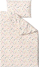 Bavlnené obliečky DOTHEARTS POLY krémové Rozmer obliečky: 70 x 90 cm | 140 x 220 cm