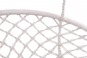 Závesné hojdacie kreslo pre dvoch LAGOS - krémové