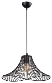 Čierne závesné svietidlo ø 40 cm Wavy – Squid Lighting