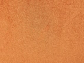 Sada 2 zamatových vankúšov 45 x 45 cm oranžová AERANGIS Beliani