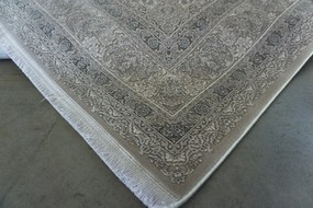 Koberec Creante 19084 GREY – sivý obdĺžnik s orientálnym vzorom Rozmer: 80x150 cm