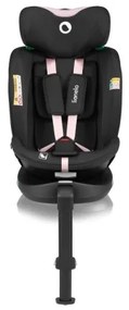 Lionelo - Otočná autosedačka so základňou NAVY i-Size 40-150 cm čierna/ružová