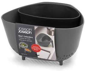 Sivé kompaktné cedidlo Joseph Joseph Colanders