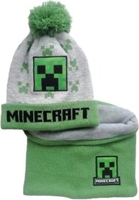 Sada zimnej čiapky a nákrčník Minecraft - Creeper, 52