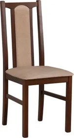 Jedálenská stolička Kolga, orech/béžová látka%