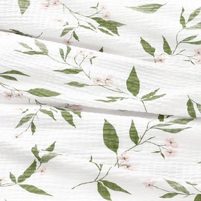 Goldea krepové posteľné obliečky - vôňa jazmínu 140 x 200 a 70 x 90 cm