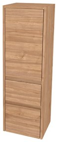 Mereo, Mereo Opto kúpeľňová skrinka vysoká 125 cm, ľavé otváranie, Multidecor, Light Select Walnut, MER-CN995LLSW1