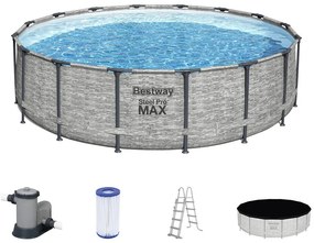 Bestway Bazén s príslušenstvom Steel ProMAX™, Ø 4,88 x 1,22 m  (100333357)