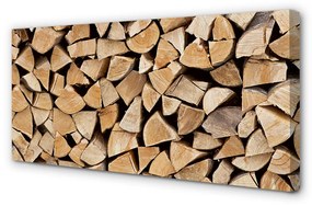 Obraz canvas Wood zloženie paliva 140x70 cm