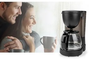 Nedis KACM150EBK - Prekvapkávajúci kávovar 1,25l s funkciou uchovania teploty