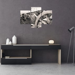 Obraz - Kormidlo plachetnice (90x60 cm)