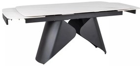 Rozkládací jídelní stůl Armando 160/240 bílý/černý