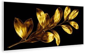 Wonderwall Air Art Smart, infračervený ohrievač, 120 x 60 cm, 700 W, zlatý list