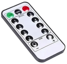 LED záves CD002-138 farebné hviezdy, s diaľkovým ovládaním