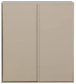 Krémová modulárna skriňa z borovicového dreva 100x110 cm Daily – vtwonen